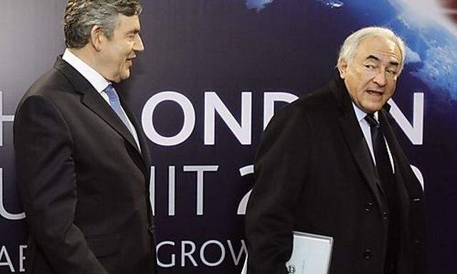 Gordon Brown, Dominique Strauss-Kahn