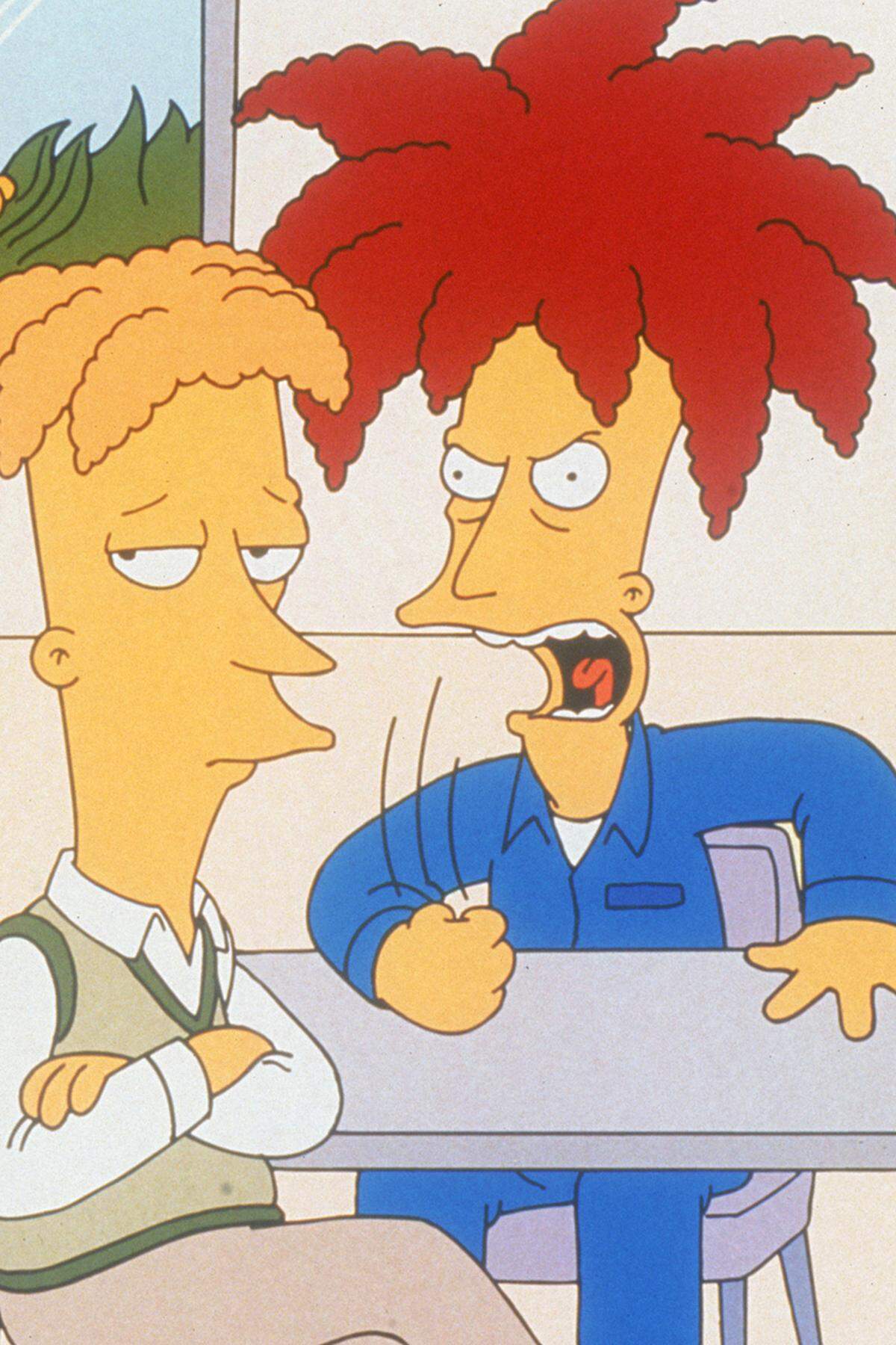 Bereits fünf "Emmys" hat Kelsey Grammer gewonnen, der Sideshow Bob (Robert Terwilliger), spricht. Im Bild mit seinem Bruder Cecile Terwilliger.Weitere Kandidaten waren: