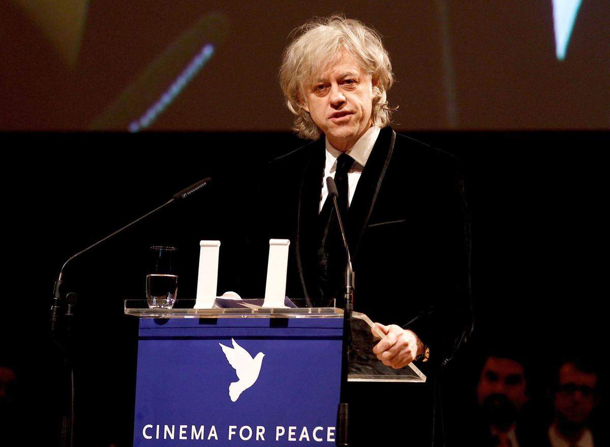 Politaktivist Bob Geldof brillierte als Moderator der Gala.