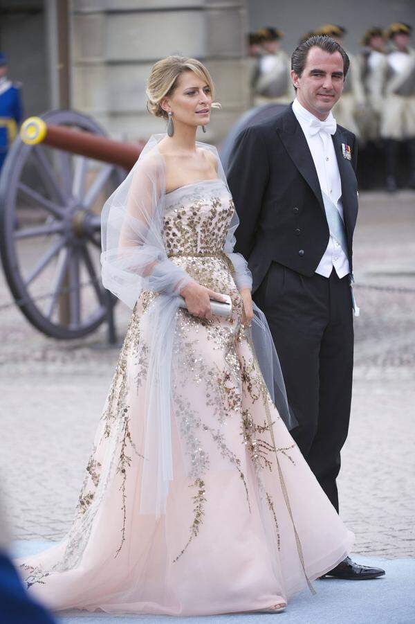 Auf der Insel Spetses in der Ägäis gingen das schweizer Model Tatiana Blatnik und der griechische Prinz Nikolaos am 25. August 2010 den Bund fürs Leben ein.