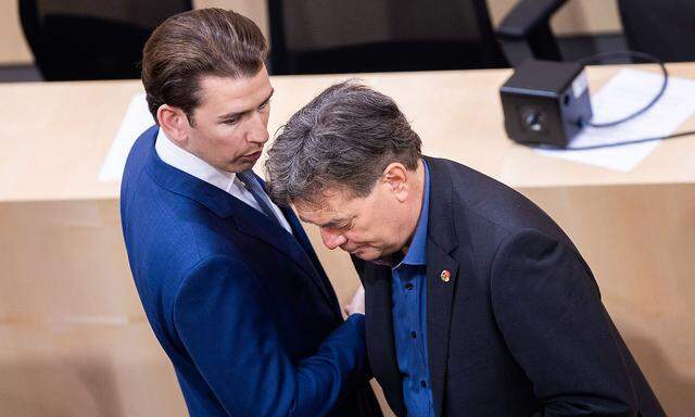 Sebastian Kurz und Werner Kogler bei der konstituierenden Sitzung des Nationalrates am 23. Oktober 2019: Wie lange wird diese Legislaturperiode noch gehen?