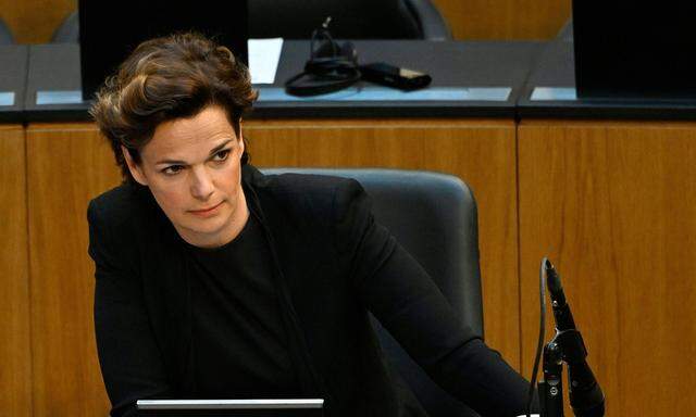 Die scheidende SPÖ-Parteichefin Pamela Rendi-Wagner am Donnerstag, 25. Mai 2023, anl. einer Sitzung des Nationalrats im Parlament in Wien. 