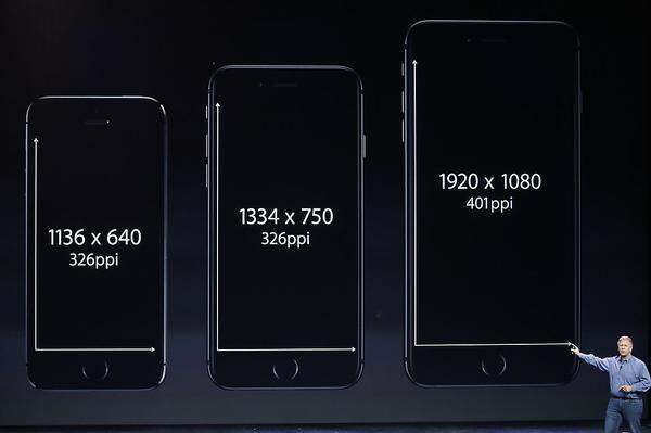 Das iPhone 6 bietet bei einer Displaygr&ouml;&szlig;e von 4,7 Zoll eine Aufl&ouml;sung von 1334 x 750 Pixel. Das entspricht der gleichen Pixeldichte wie beim iPhone 5S. Das iPhone 6 Plus kommt entsprechend des gr&ouml;&szlig;eren Formats mit Full HD Aufl&ouml;sung von 1920 x 1080 Pixel. Insgesamt kommt das iPhablet hierbei auf eine Pixeldichte von 401ppi.