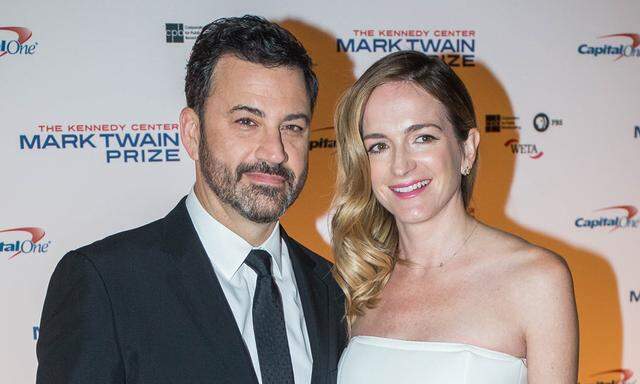 Jimmy Kimmel mit seiner Frau Molly McNearney