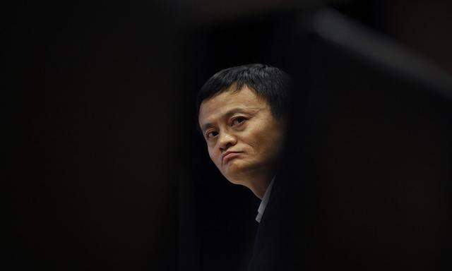 File photo of Jack Ma attending a corporate event on the outskirts of Hangzhou, Zhejiang province