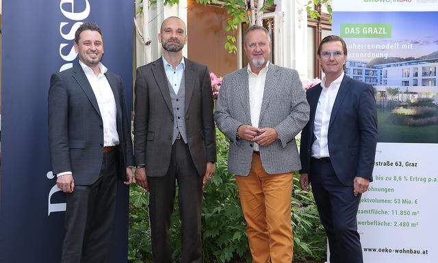V.l.n.r.: Patrick Volkert, Christoph Tisch, Wolfgang Stabauer und Oliver Wais.