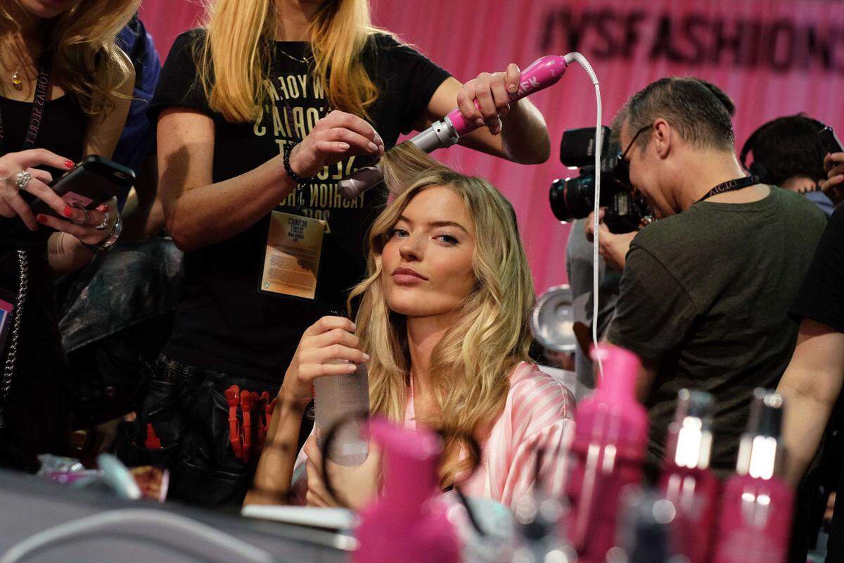 Backstage bei Victoria's Secret 2015