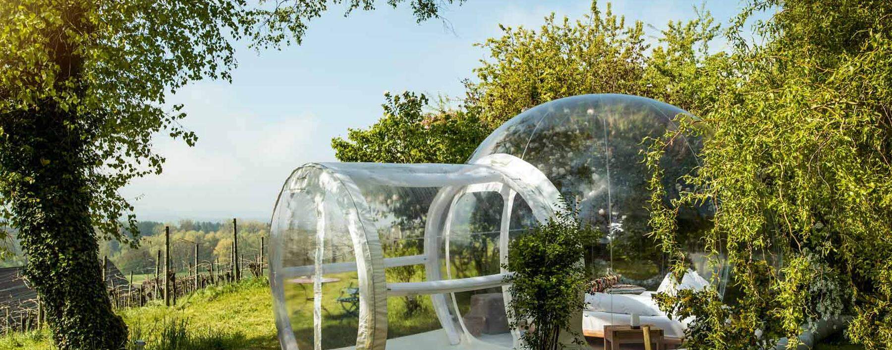 Switzerland Summer: Warth-Weiningen, Bubble-Hotel