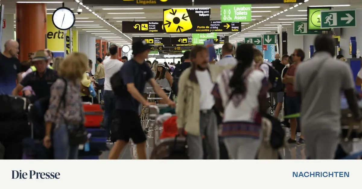 Videos show the flooded airport in Palma de Mallorca