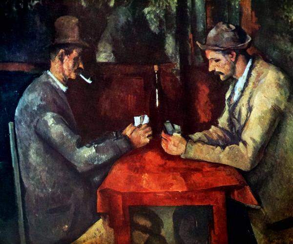 Paul Cézanne: "Die Kartenspieler" 250 Mio, 2011