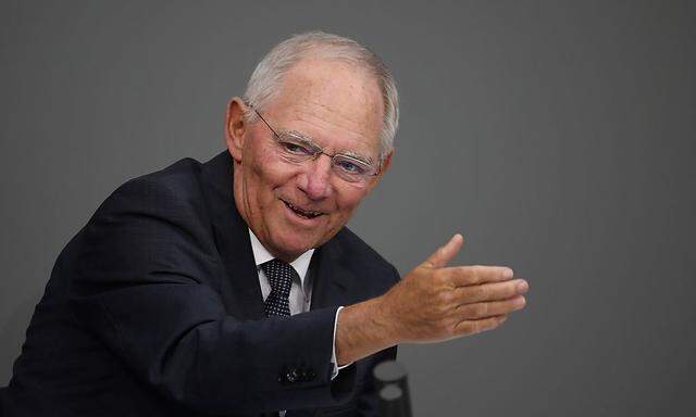 Finanzminister Wolfgang Schäuble