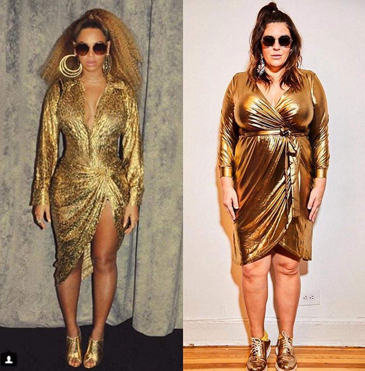 Go for Gold: Nicht nur Sängerin Beyoncé steht der goldene All-over-Look.