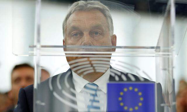 Ungarns Premier Orban im EU-Parlament