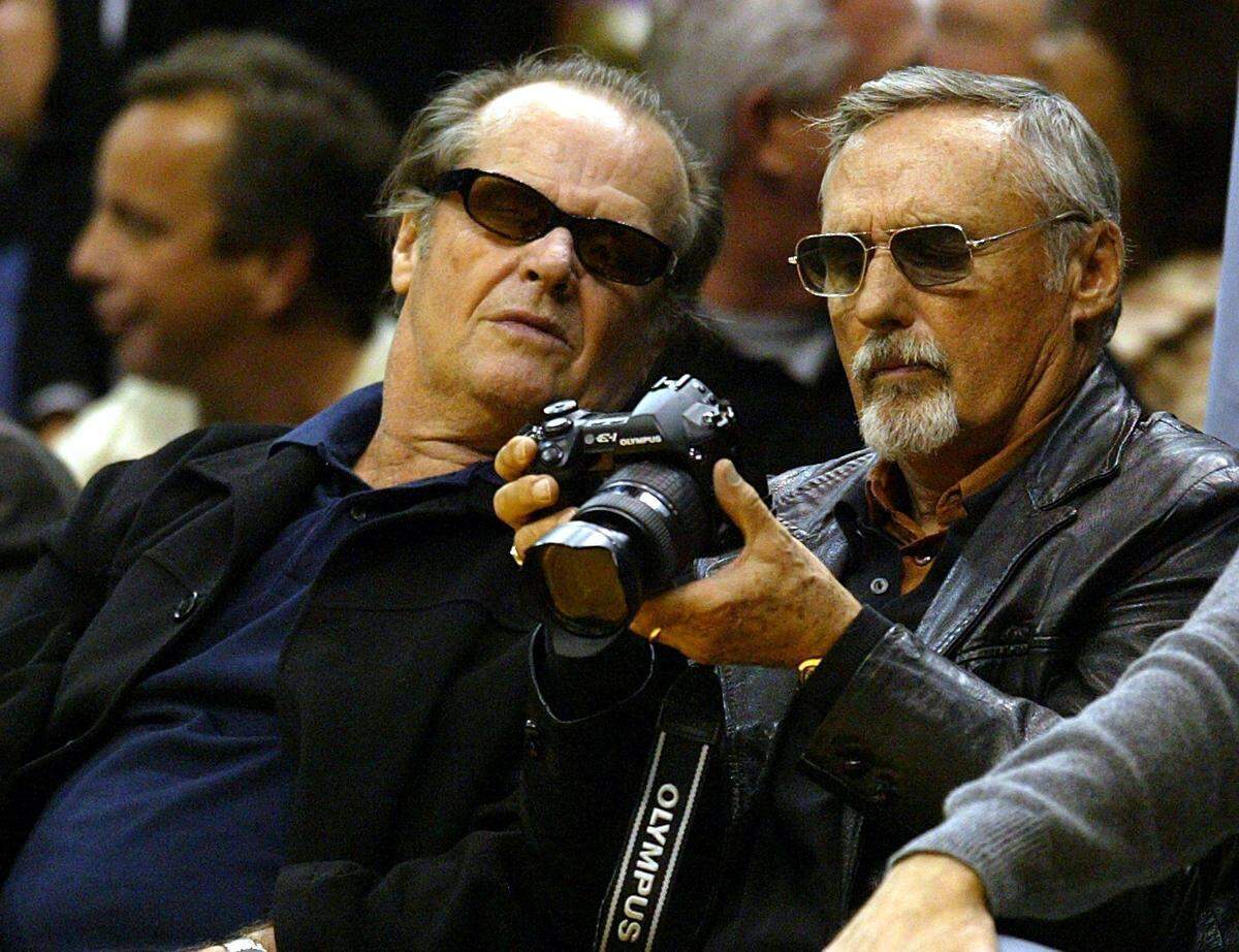 Hast du das beste Bild? Nicholson und Dennis Hopper