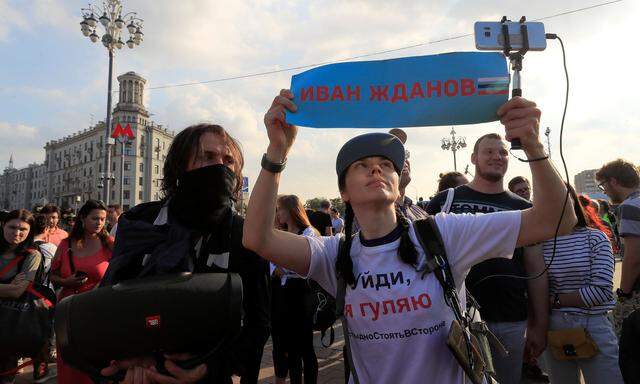 Demonstrationen für freie Wahlen in Moskau.