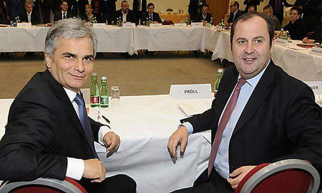 BUDGET-KLAUSUR: FAYMANN/PR�LL