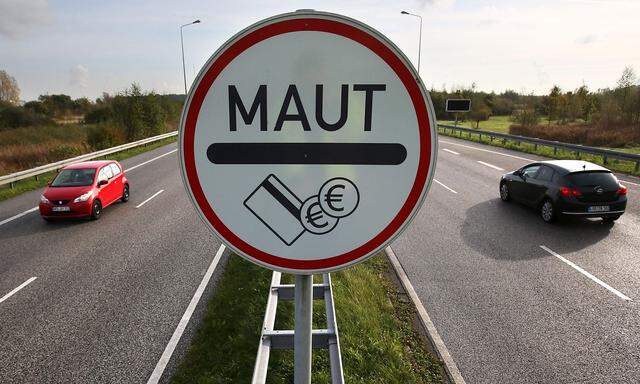 Maut auf deutschen Autobahnen. 