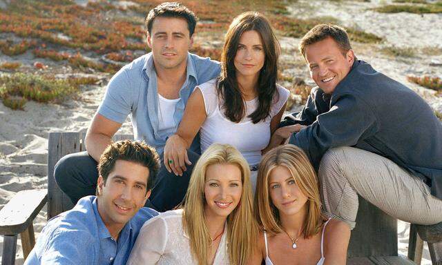 Die "Friends" vlnru:  Matt LeBlanc, Courteney Cox, MatThew Perry, Jennifer Aniston, Lisa Kudrow, David Schwimmer
