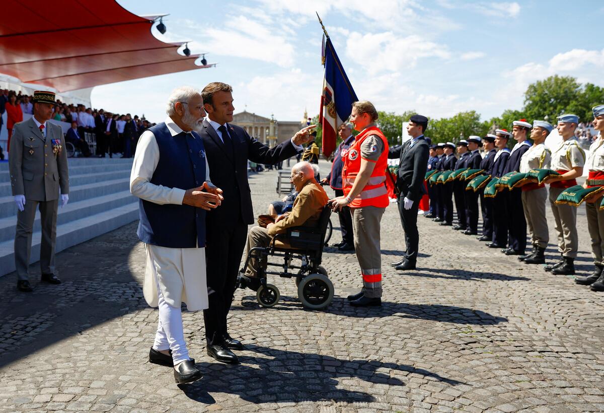 Indiens Premier Narendra Modi ist heuer Ehrengast in Paris.
