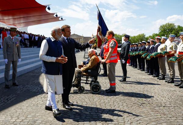 Indiens Premier Narendra Modi ist heuer Ehrengast in Paris.
