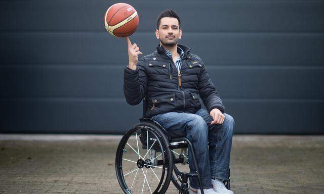 Tan Caglar - Model in a wheelchair
