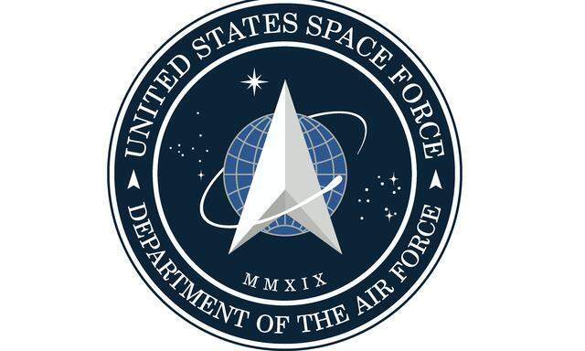 A new logo for the U.S. Space Force is seen after being released by U.S. President Donald Trump in Washington