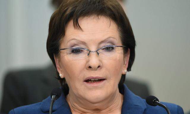 Ewa Kopacz wird am Montag zusammen mit ihrem Kabinett vereidigt