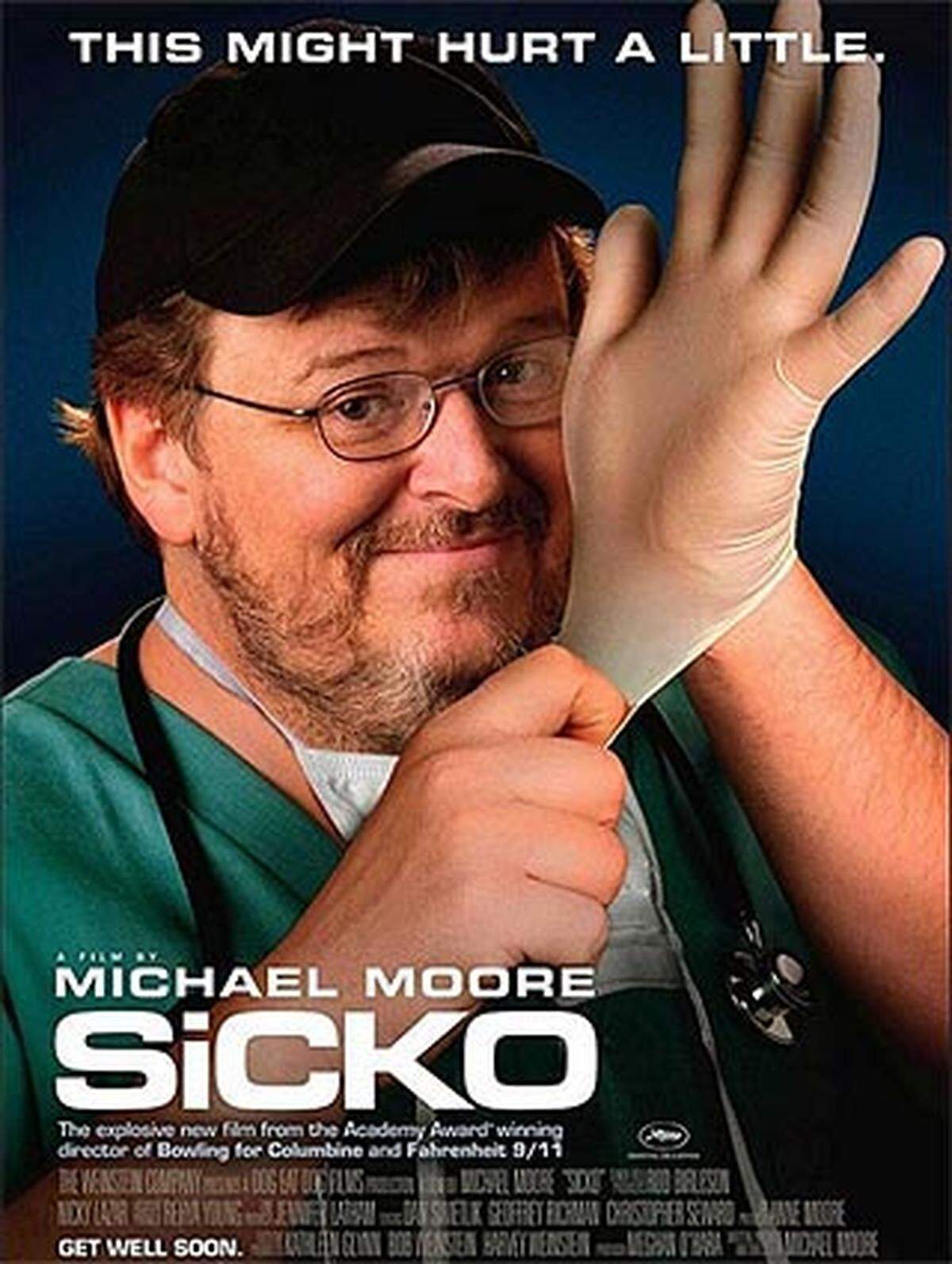 Mit Spannung wird auch der neue Streifen von Michael Moore erwartet. "Sicko" zeigt die Abgründe des amerikanischen Gesundheitssystems. Mehr dazu gibt es in unserem ausführlichen Artikel.