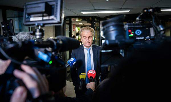 PVV-Chef Gert Wilders verabschiedet sich in den Niederlanden aus der ersten politischen Reihe.