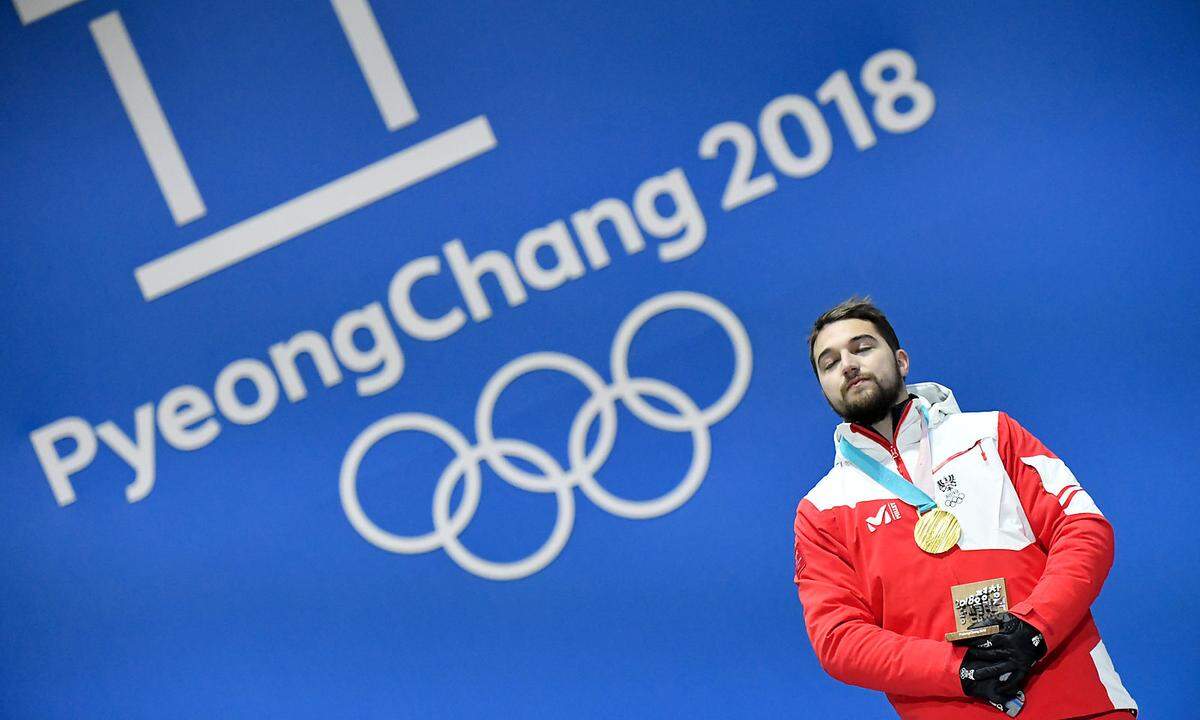 Rodler David Gleirscher sorgte für den goldenen Auftakt, bescherte Österreich am zweiten Wettkampftag die erste Medaille.