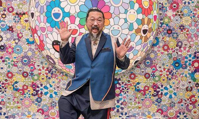 Takashi Murakami will in Zukunft vermehrt Merchandising-Produkte herstellen: „Mehr, mehr, mehr! Damit sich jeder einen Murakami kaufen kann.“ In Paris füllte er nun drei Säle mit seinen bunten, dichten Werken.