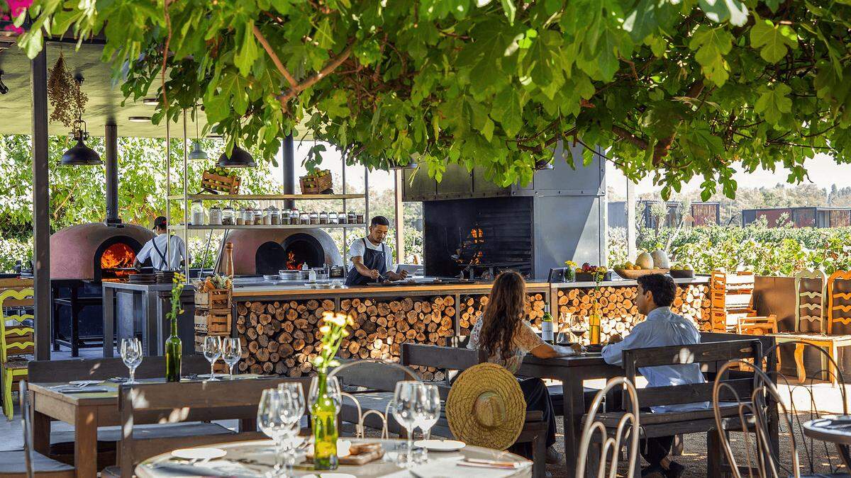 In Colchagua-Tal we live together with Malbec-Reben in the VIBO Wine Lodge and enjoy authentic cuisine in the Rayuela-Restaurant, paired with wines from the Weinguts Viu Manent.