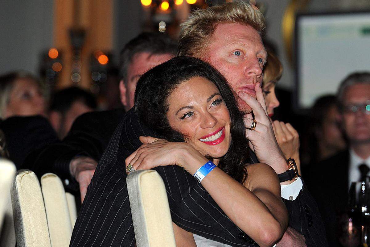 ebenfalls bei der Gala: Boris Becker und Ehefrau Lilly.
