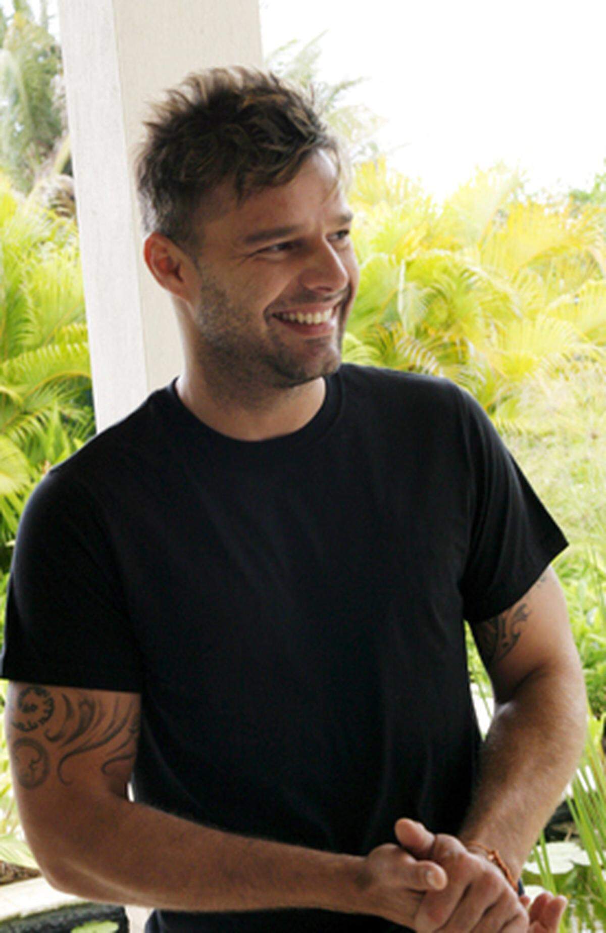 Noch ein prominenter Kandidat. Ricky Martin ist vergangenen August mit Hilfe einer Leihmutter alleinerziehender Vater geworden.