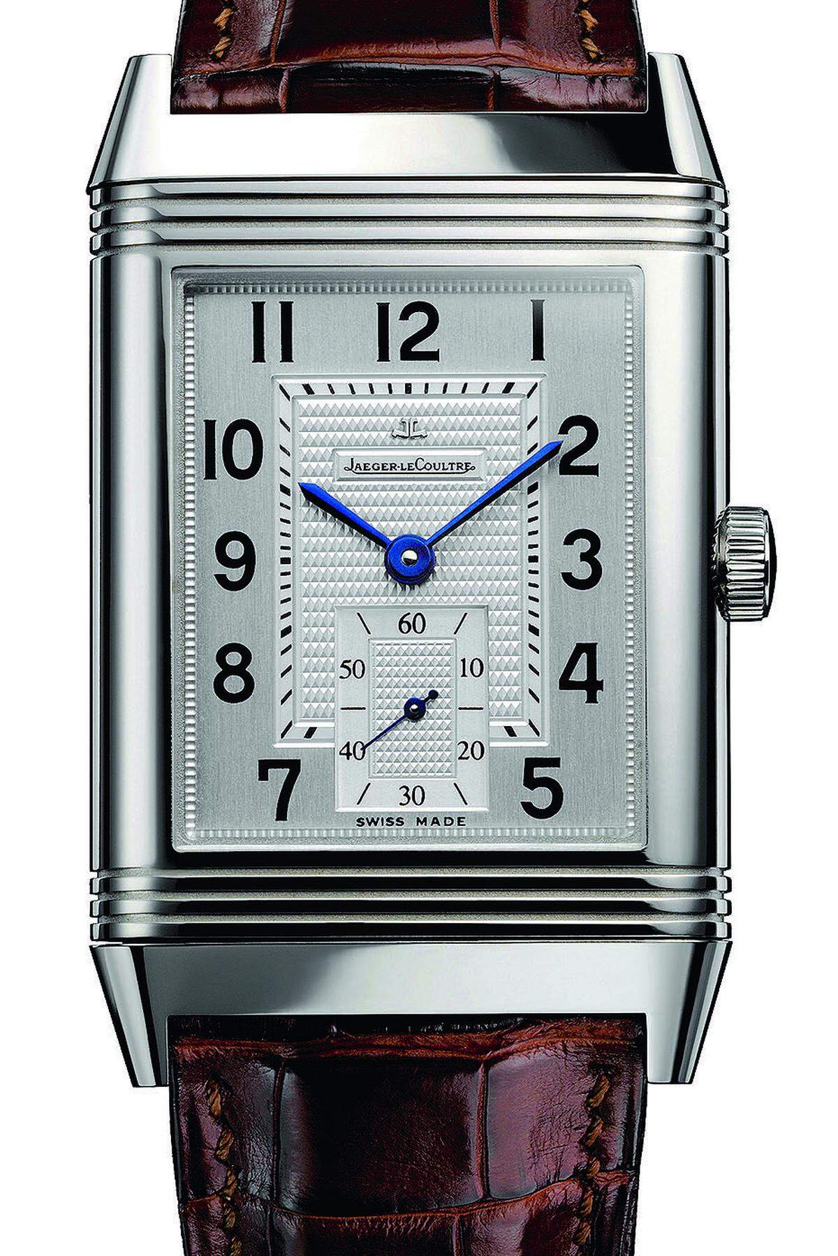 Mit ihrem Wendegehäuse ist die Reverso die erfolgreichste und begehrteste nicht runde Armbanduhr der Welt. Seit 1931 wird sie optisch fast unverändert gebaut, mit jedem Jahr attraktiver und in immer mehr unterschiedlichen Varianten angeboten. Gutes Design stirbt nie!