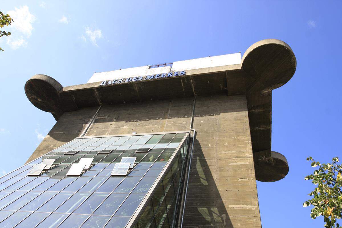 Im Inneren wird der Turm schon seit 1957 genutzt, als erstmals auf zwei Stockwerken mit dem „Haus des Meeres“ das erste Seewasseraquarium Österreichs eröffnet wurde.