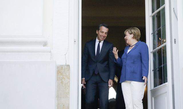 Kern und Merkel in Berlin