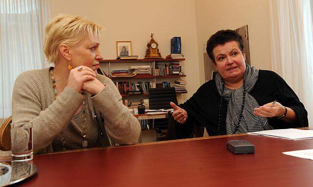 Karin Bergmann und Silvia Stantejsky Burgtheater Interview Krise