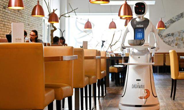 So können die Roboter-Kellner aussehen. (Symbolfoto) 