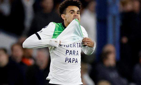 Luis Diaz kämpft um seinen entführten Vater - auch unmittelbar nachdem er ein Tor für Liverpool erzielt hat.