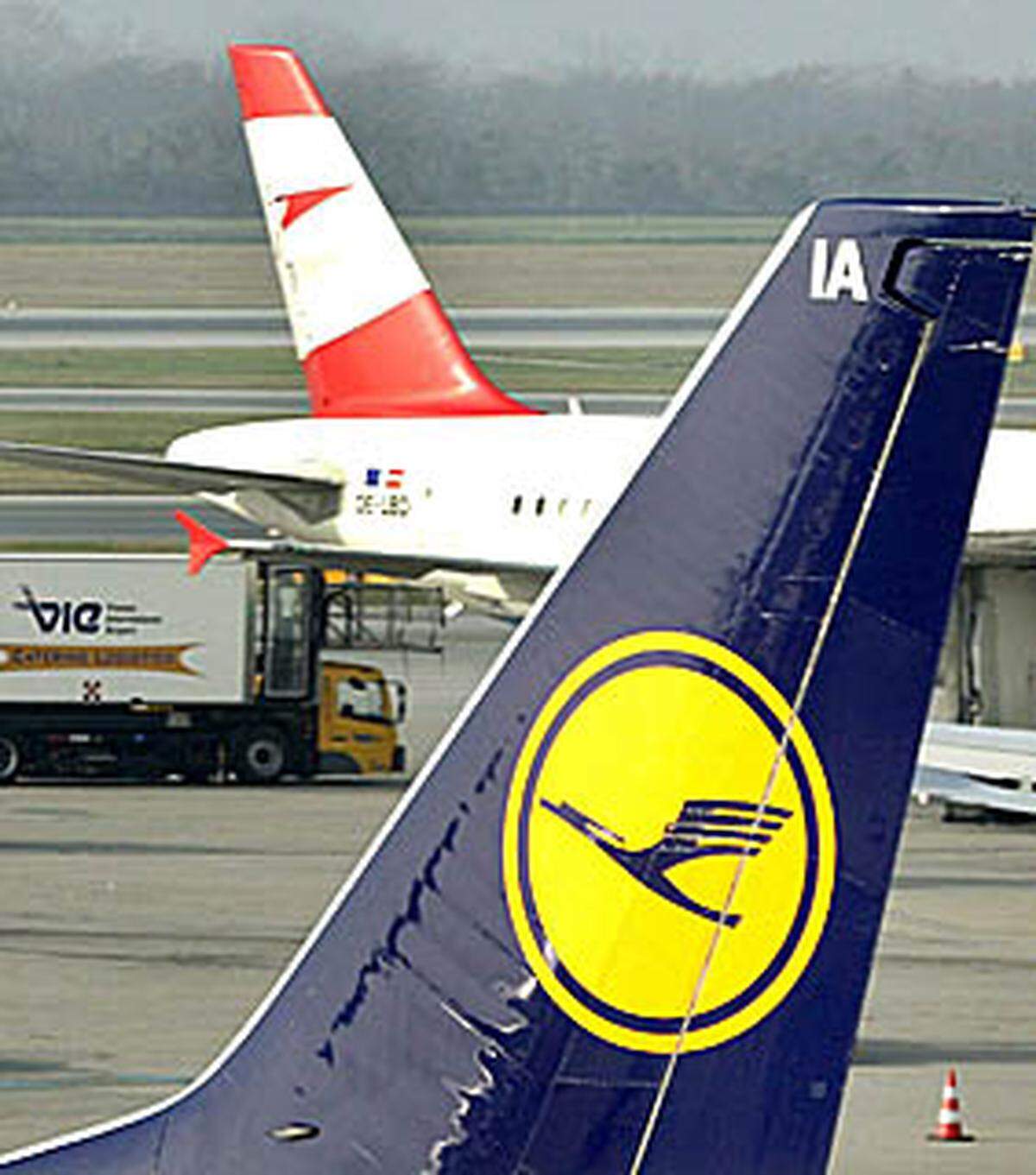 Letztendlich erhielt die Lufthansa den Zuschlag für die ÖIAG-Anteile an der AUA.
