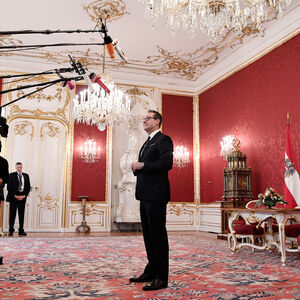 Würde in der Hofburg gerne als Regierungsmitglied angelobt werden: FPÖ-Chef Heinz-Christian Strache.