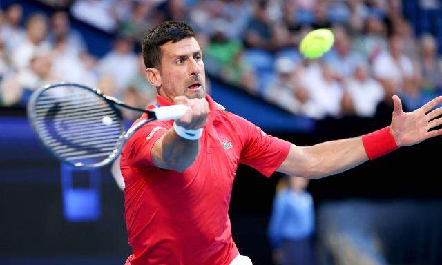 Überraschende Niederlage in Perth: Novak Djokovic. 