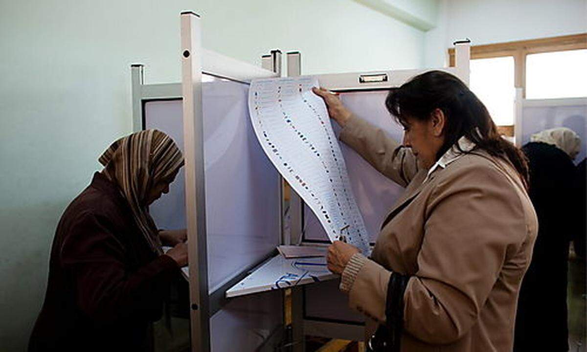 Bei den Parlamentswahlen in Aegypten gewannen die Muslimbrüder 38 Prozent dfer Listenplätze