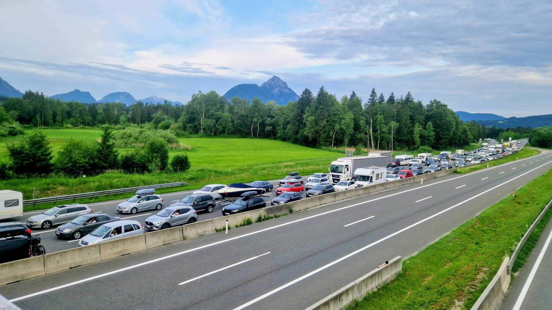 45 kilometers of traffic jams in Salzburg – Diepresse.com