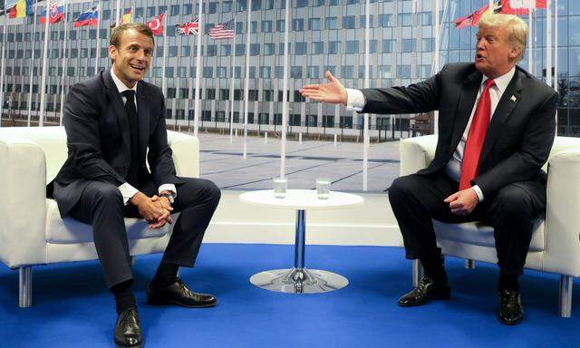 Emmanuel Macron und Donald Trump