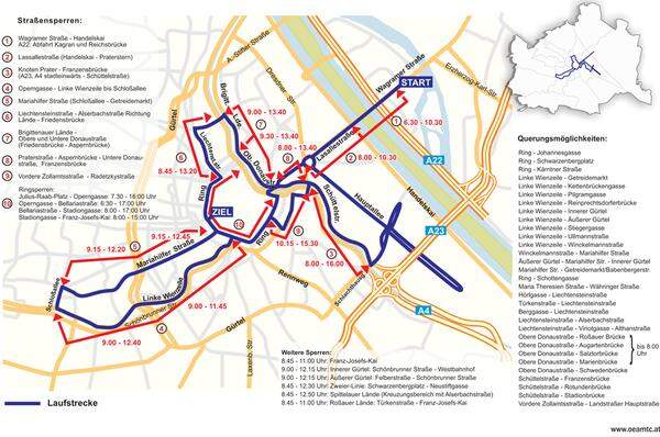 Der Streckenplan im Detail: