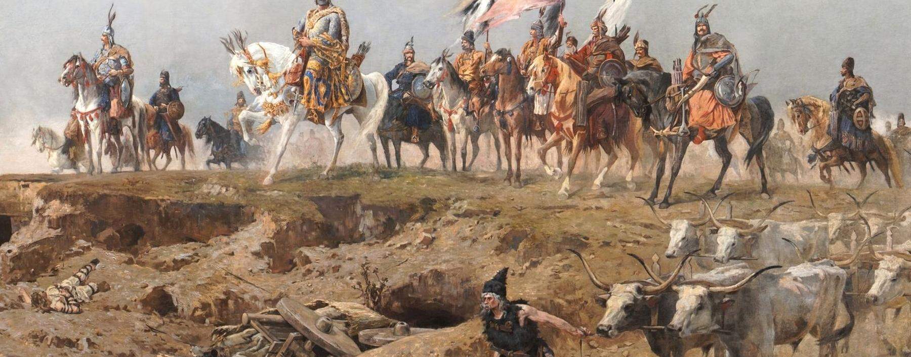 Großfürst Arpád führte sein ungarisches Volk um 900 in die pannonische Tiefebene. Ihre Kriegszüge machten Europa Angst. 