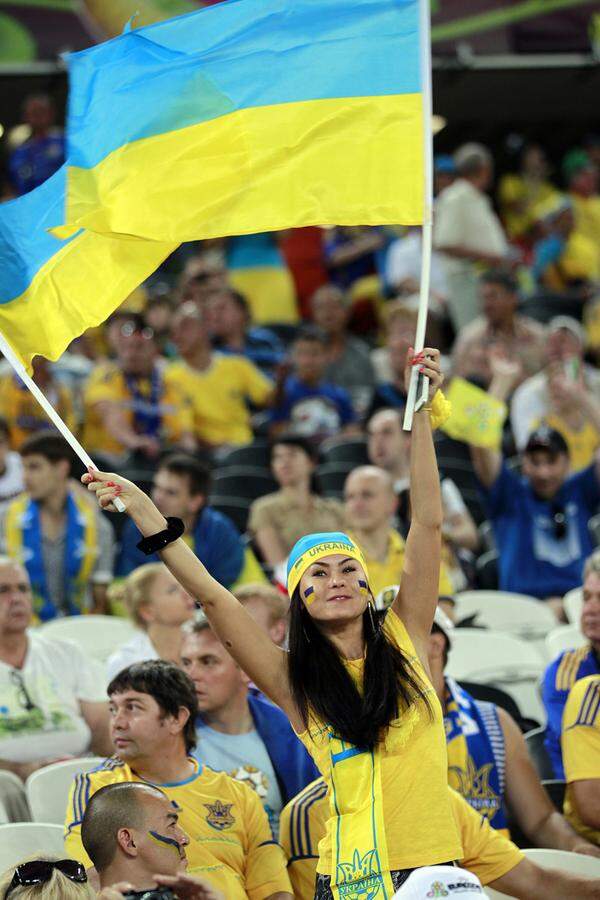 Vor der entscheidenden Runde in Gruppe D waren die Fans der Ukraine noch guter Dinge. Ihre Mannschaft zeigte gegen England dann auch eine starke Leistung. Aber...