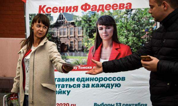 Die Wohnung von Xenia Fadejewa, einer Nawalny-Unterstützerin, wurde durchsucht.